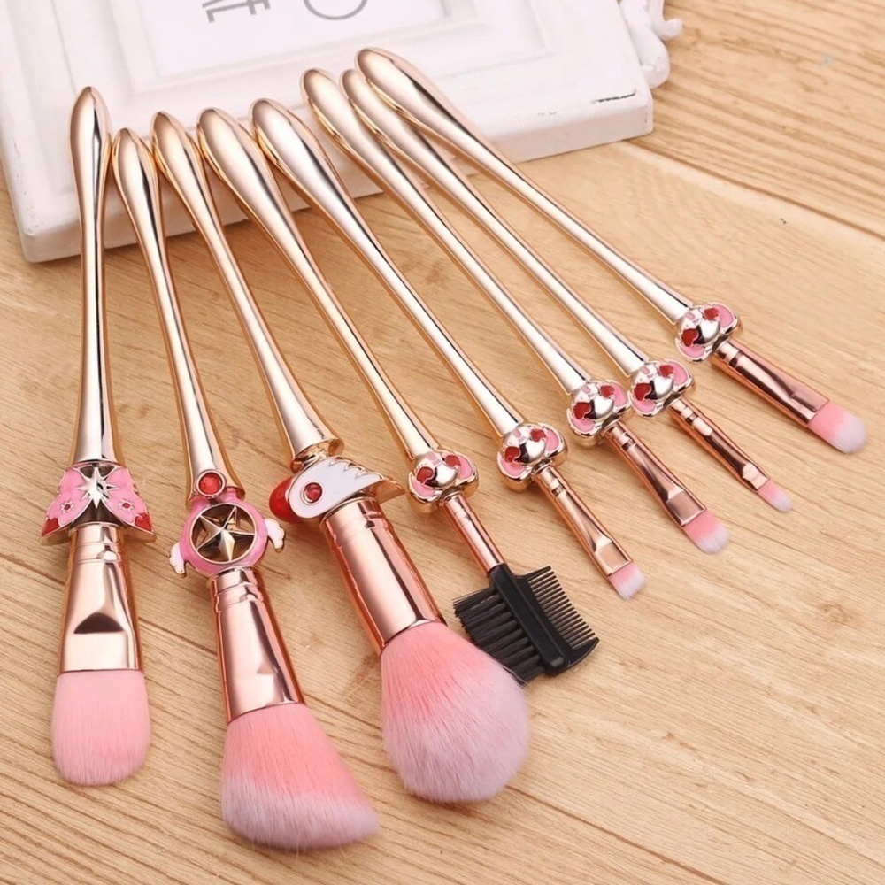 🔥SALE🔥 Cardcaptor Sakura 8 Piece Anime Makeup Brush Set - Picture 4 of 6